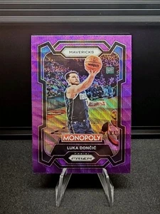 Luka Doncic 2023-24 Panini Prizm Monopoly  #22 Purple Wave Prizm Mavericks - Picture 1 of 2