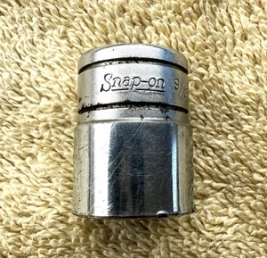 VINTAGE 3/8 INCH DRIVE SNAP-ON 9/16 STANDARD 12 PT NO.F181 , DATE CODE= 1993 - Picture 1 of 5