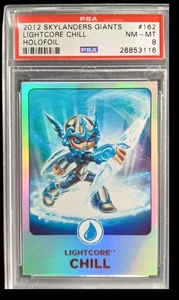 2012 Skylander Giants Topps Lightcore Chill PSA 8 Europe Limited #162 Holofoil - Picture 1 of 2