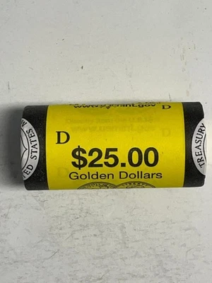 2007-D Native American Sacagawea Dollar (25-Coin Mint Wrapped Roll) BU 5M4 - Image 1 of 3