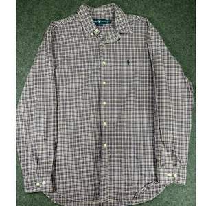 Ralph Lauren Classic Fit Plaid Button Down Shirt Mens 17 / XL Long Sleeve Pony - Picture 1 of 8