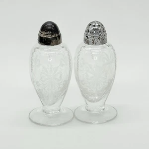Vintage Heisey Orchid Salt and Pepper Shaker set in excellent condition   - Picture 1 of 8