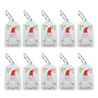  50 PCS Christmas Kraft Tags Gift Labels for Clothing Door Decoration Paper