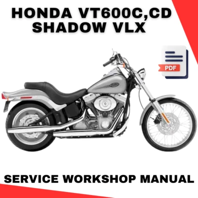 HONDA VT600C CD VLX SHADOW  1988 - 1996 | WORKSHOP SERVICE MANUAL | PDF File - Image 1 of 4