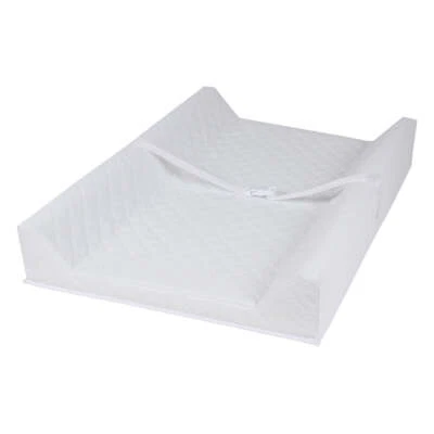Childcare Universal High Density Foam Change Table Mat Pad w Safety Strap White - image 1 of 3