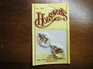 Parts - CHIPPENDALE Batwing CHEST HARDWARE by HOUSEWORKS LTD #1103 1/12 Scale - Picture 1 of 4