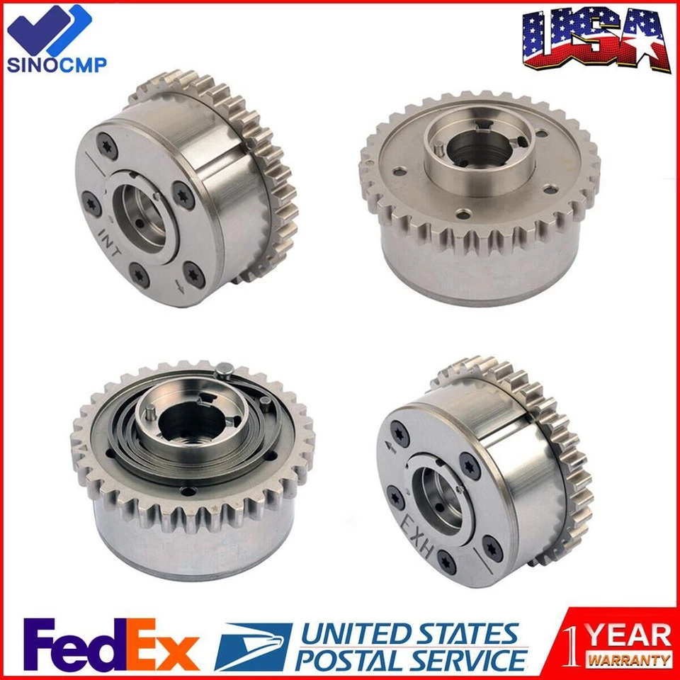 4 фазера распределительного вала VVT для Dodge Chrysler Jeep Ram 3,6 л V6 5184370AH 5184369AH - Изображение 1 из 4