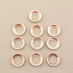 10pc 1102601M02 Oil Drain Plugs Crush Washers Gaskets Stone For Nissan Infiniti - Picture 1 of 4