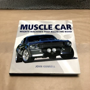 lot of 2 books Muscle Car : Mighty Machines John Gunnell American automobile - Picture 1 of 7