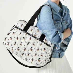 New LeSportsac HARPER BAG Disney 100 Mickey kawaii - Picture 1 of 8