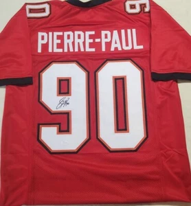 JASON PIERRE-PAUL signed custom Jersey auto autograph JSA size XL CERTIFIED - Picture 1 of 1