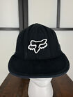 Fox Racing Hat Cap Fitted Youth One Size Black Motorcycle FlexFit Cotton Blend
