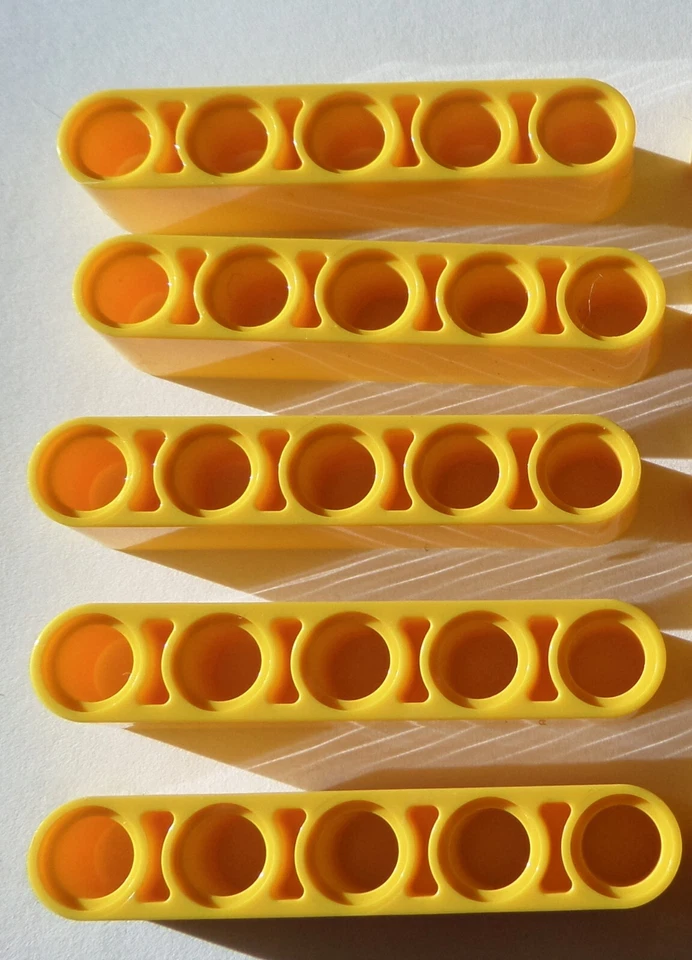 5x 32316 Lego Technic Liftarm Lochbalken 1x5 gelb yellow  4142133 - Bild 1 von 1