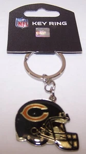 CHICAGO BEARS Football Helmet Enamel/Metal Key Ring ~ NWT - Picture 1 of 3