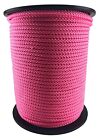 12mm Pink Braided Polypropylene Rope Poly Line Sailing Boating