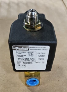 7131KBN2JV00 Parker Skinner 3 Way Normally Closed 1/4" NPT Direct Acting Brass - Picture 1 of 4