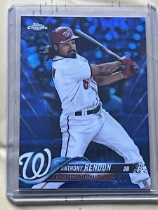 2018 Topps Chrome Blue Refractor /150 Anthony Rendon #165 - Bild 1 von 2