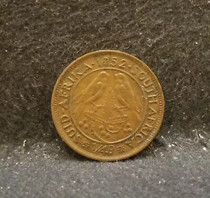 1952 South Africa (Union) farthing, George VI, KM-32.2 (SA8) - Picture 1 of 6