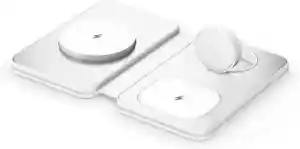 3 in 1 Wireless Charging Station,Foldable Travel Charger for iPhone..(silver) - Picture 1 of 7