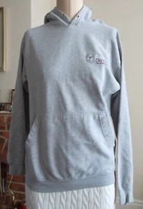 JUST HOODS Unisex Teens Hoodie Top Grey Size S Long Sleeves - Picture 1 of 10