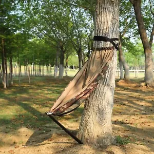 Camouflage Camping Chair Hammock Seat Hunting Chair Portable and Light Weight - Picture 1 of 8
