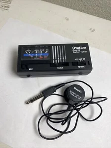 Vtg Guitar Tuner Ovation Quartz No.9649  With Matrix  Acoustic Guitar Pickup. - Picture 1 of 10