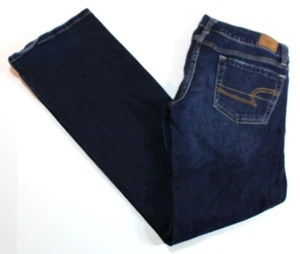 Pantalones de mezclilla American Eagle Favorite Boyfriend talla 6 elásticos lavado oscuro Usados en excelente estado 30 x 31 - Imagen 1 de 12
