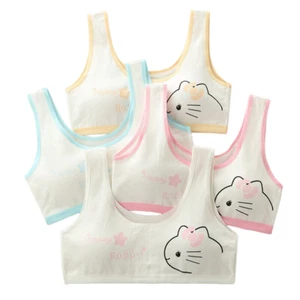 5 Pcs Girl Bra Teen Crop Top Underwear Vest Puberty Sport Training Bras - Imagen 1 de 11