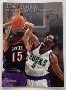 Tim Thomas Skybox Metal Card 1999-2000 NBA Milwaukee Bucks - Picture 1 of 7