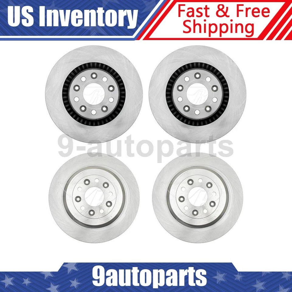 Front Rear Disc Brake Rotors For 2005 2006 2007 Ford Freestyle - Image 1 of 4