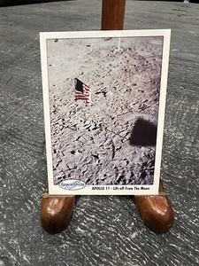 1990 Space Shots Card Apollo 11 Lift-off From the Moon - Picture 1 of 2