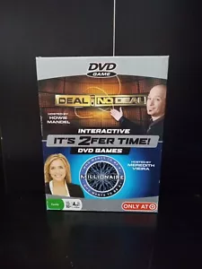Deal Or No Deal & Who Wants To Be A Millionaire 2 For 1 Interactive DVD Games - Picture 1 of 2