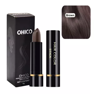 Hair Dye Black Pen Stick Long Lasting Hair Colour Cover Up White Grey Hair - - Picture 1 of 15