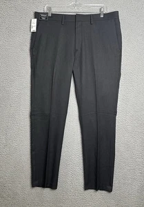 Haggar Premium Comfort Dress Pants Mens 36x30 Dark Gray Slim Fit Classic NWT - Picture 1 of 14