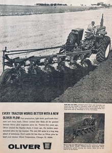 1965 Oliver 560 Series Plow Share With Patented Pivot Hitch Vintage Ad #900 - Picture 1 of 1