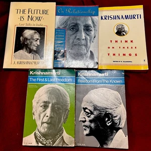 Krishnamurti 6 Bücher Lot: Zukunft ist jetzt, erste & letzte Freiheit, über Beziehung + - Bild 1 von 2
