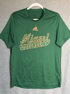 Miami Hurricanes GAME USED Creator Tee Large - T-Shirt - Picture 1 of 3