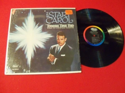 TENNESSEE ERNIE FORD HOLIDAY LP "THE STAR CAROL" ON CLASSIC VINTAGE VINYL! - Image 1 of 4