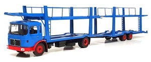 Ixo Models 1/43 Scale Diecast TTRX034 - MAN F7 Car Transporter - Blue - Picture 1 of 5