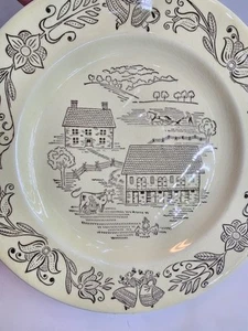 Bucks County By Royal H52 10" Dinner Plates Set Of 6 Plates - Picture 1 of 6