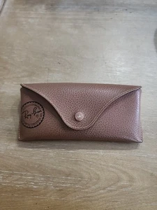 Vintage Ray Ban Sonnenbrille hellbraunes Lederetui frühes Logo Pilotenbrille - Bild 1 von 6