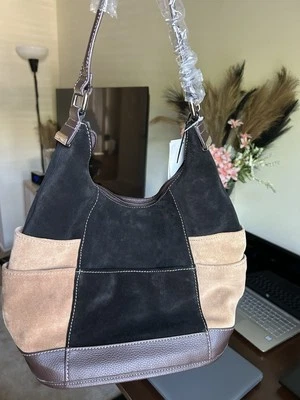 Vintage Y2K Leather/Suede Tignanello Purse - Image 1 of 4