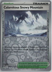 Calamitous Snowy Mountain Uncommon SV02: Paldea Evolved 174/193 NM - Picture 1 of 2