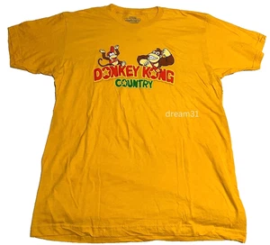 NWT Universal Studios Super Mario World Donkey Kong Country Short Sleeve Shirt L - Picture 1 of 1