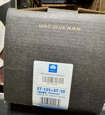 Sirui ST-125 + ST10 Carbon Fiber Tripod - Image 1 of 4