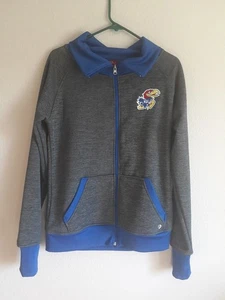 Colosseum Kansas Jayhawks KU Hoodie Mens Large, Pockets, full Zip, - Picture 1 of 8