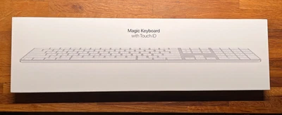 Apple Magic Keyboard Bluetooth Tastatur - Touch ID Silber/Weiß - Bild 1 von 2