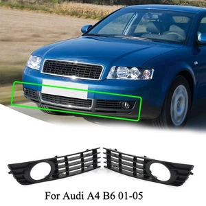 For Audi A4 B6 Fog Light Grilles Pair 2001-2005 Left & Right 8E0807681 - Foto 1 di 7
