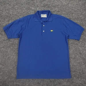 Augusta National Golf Shop Polo Shirt Mens Small Blue Masters 60s Mercerized - Picture 1 of 9