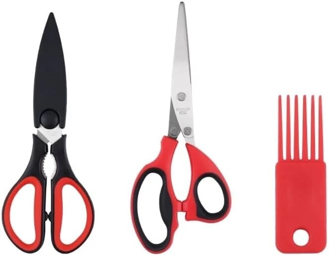 Herb Scissors & Kitchen Scissor Set - Multipurpose Stainless Steel 5 blades - Image 1 of 4